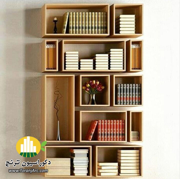 bookshelves 10 طراحی کتابخانه چوبی