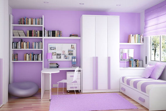 Lilac color suitable for bedroom 3 رنگ یاسی مناسب برای اتاق خواب