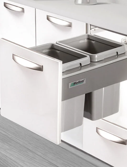 سطل زباله داخل کابینت