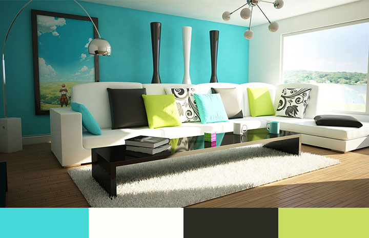 colors in Interior design مدرن ترین طراحی دکوراسیون داخلی در سال 2022