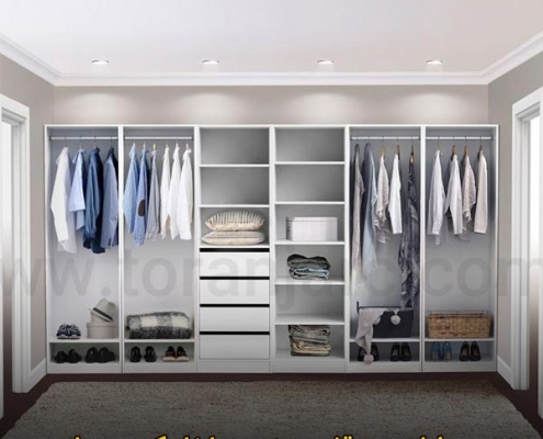 طراحی داخل کمد دیواری