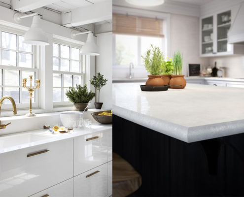 تفاوت بین کانترهای کورین و لمینت