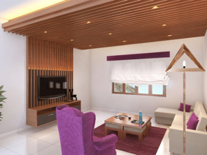 سقف کاذب چوبی