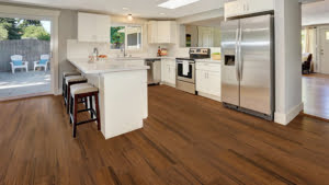 کفپوش چوبی آشپزخانه