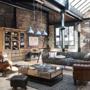 industrial-interior-design 7 عنصر کلیدی طراحی داخلی صنعتی