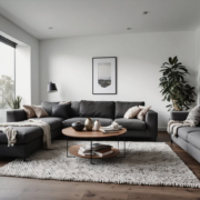 Dark-furniture چگونه یک اتاق را با مبلمان تیره روشن کنیم