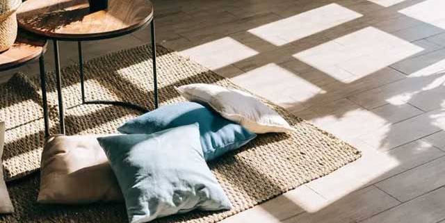 ۷ راه برای محافظت از فرش در برابر آسیب نور خورشید