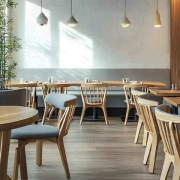 How-to-Use-Digital-Wall-Coverings-to-Set-the-Mood-in-Restaurants-and-Cafés چگونه از پوششهای دیواری دیجیتال برای ایجاد فضای مناسب در رستورانها و کافهها استفاده کنیم؟