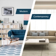 Modern-vs-Contemporary-Interior-Design طراحی داخلی مدرن در برابر معاصر