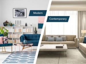 طراحی داخلی مدرن در برابر معاصر