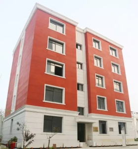 ساختمان آپارتمانی پنج طبقه چاپ شده به وسیله چاپ سه بعدی