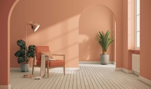 از رنگهای خاکی برای ایجاد فضایی گرم و دلنشین استفاده کنید