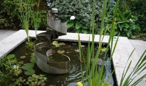 افزودن عنصر آب برای افزایش جذابیت بصری و آرامش روحی