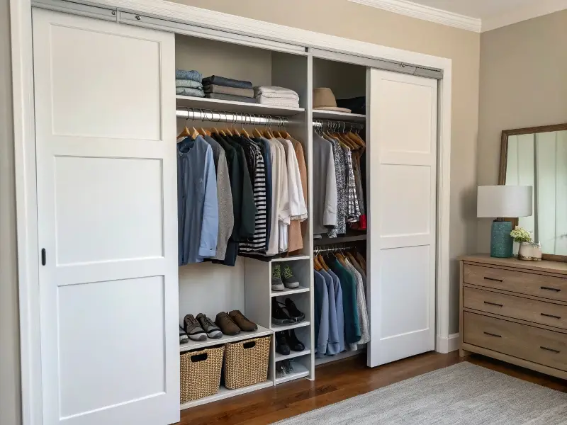 اندازه استاندارد کمد دیواری