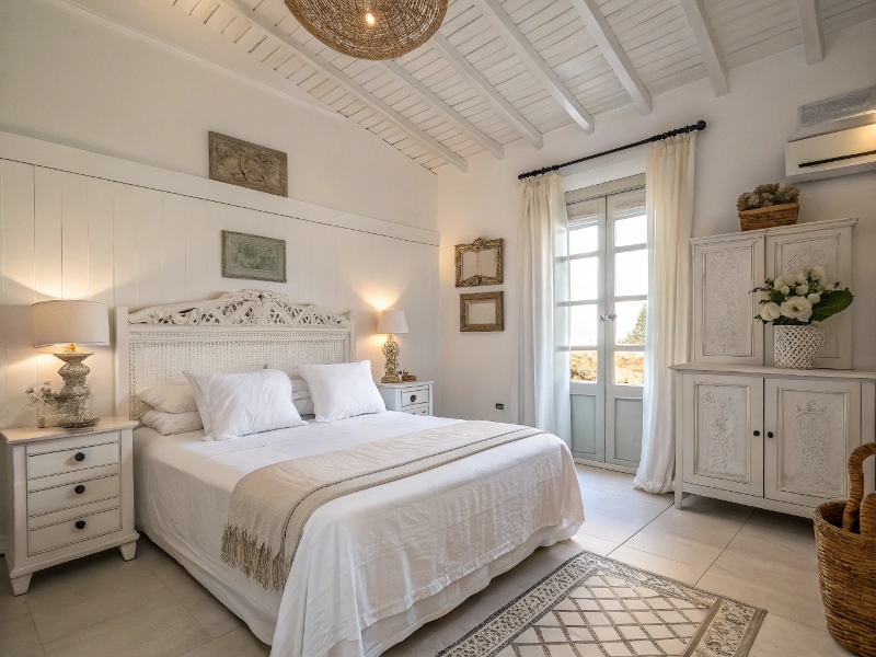 رنگ سفید در دکوراسیون اتاق خواب