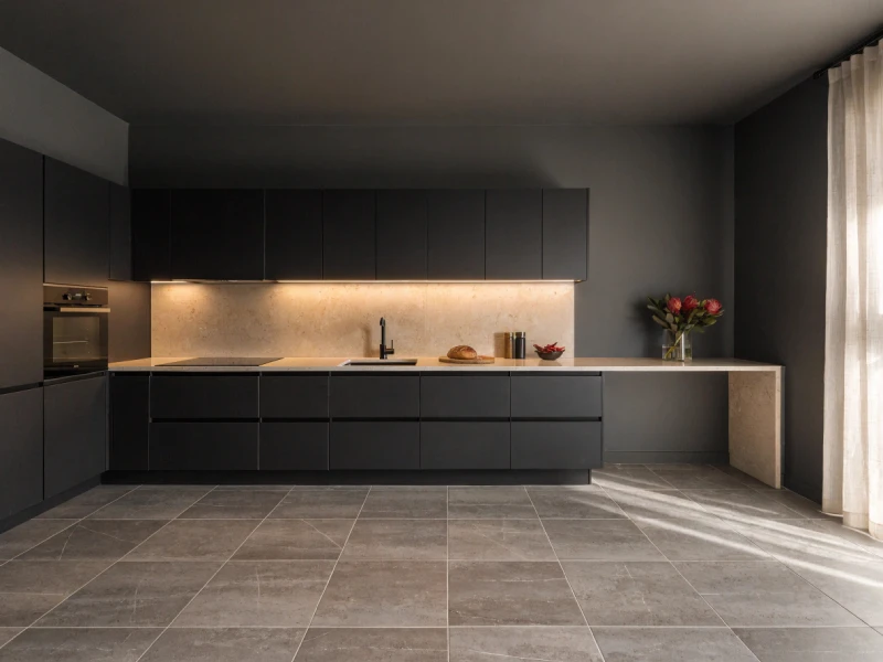 طراحی آشپزخانه خطی مدرن