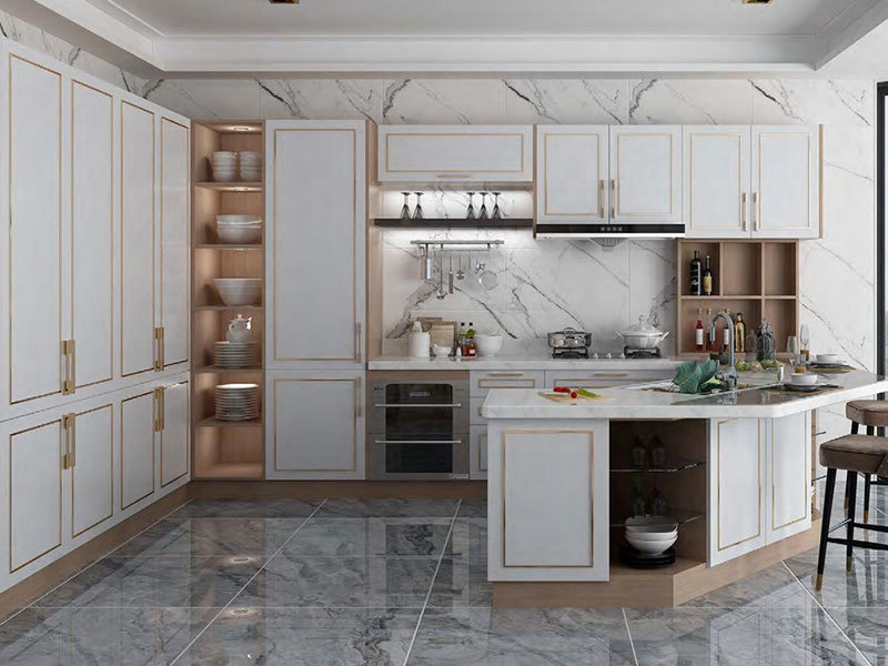 طراحی آشپزخانه چوبی مدرن