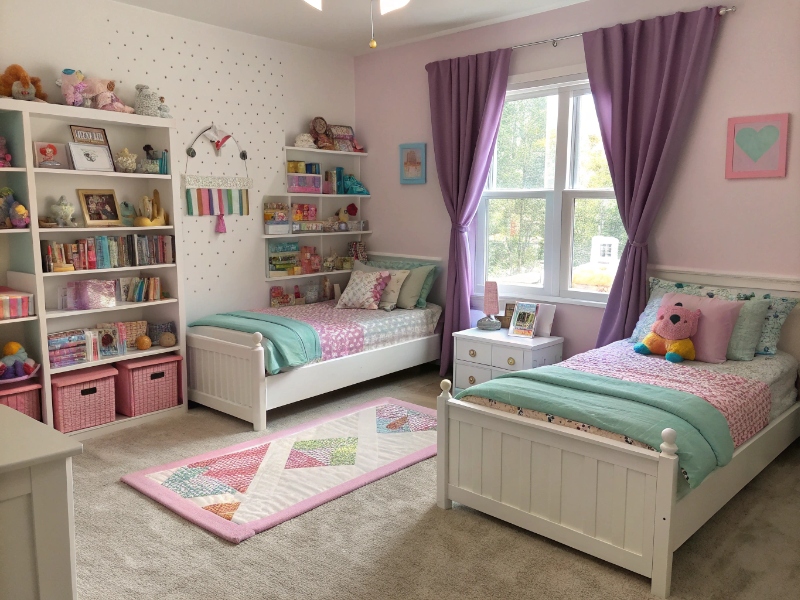 اتاق خواب دخترانه دونفره