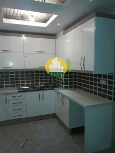 کابینت هایگلاس سفید براق